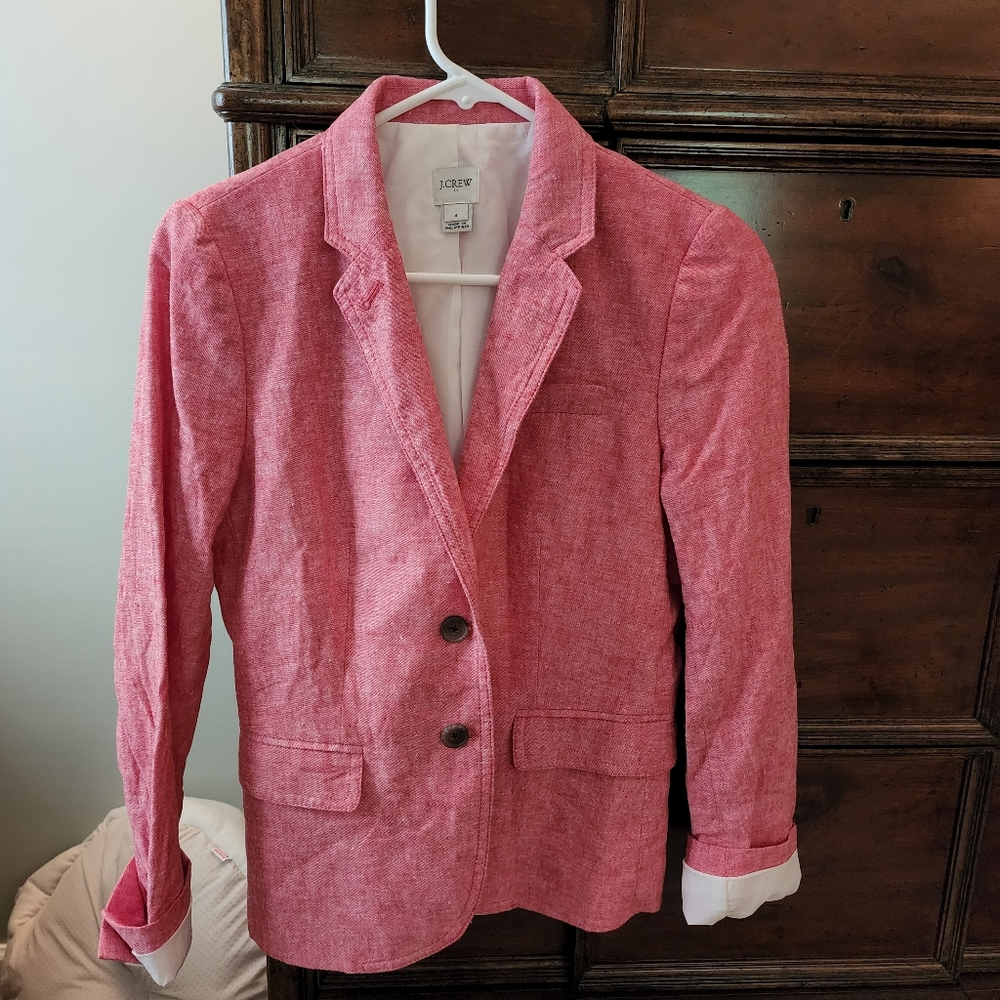 J. Crew linen blazer